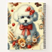 Carnet Bichon Frisé Vintage (Dos)