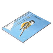 Carnet Bickadee sur la peinture d'alimentation - Oiseaux (Côté gauche)