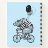 Carnet Bicyclette à ballon (Dos)