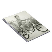 Carnet Bicyclette d'équitation de fille (Côté Droit)