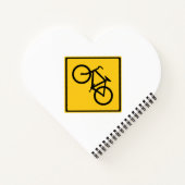 Carnet Bicyclette pour panneau routier (Dos)