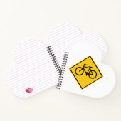 Carnet Bicyclette pour panneau routier (Intérieur)