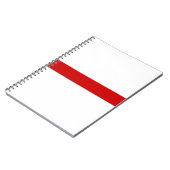 Carnet Biélorussie blanc-rouge-blanc (Côté gauche)