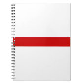 Carnet Biélorussie blanc-rouge-blanc (Devant)