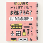 Carnet Bien sûr que mai maquillage n'est pas parfait (Dos)