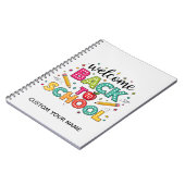 Carnet Bienvenue à la rentrée des classes (Côté gauche)