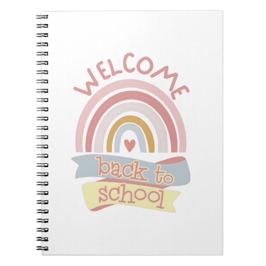 Carnet Bienvenue à l'école (Devant)