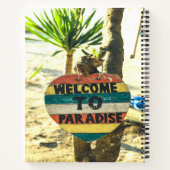 Carnet Bienvenue à paradise Beach Ocean (Dos)