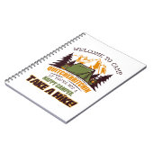 Carnet Bienvenue Au Camp Quitcherbitchin Happy Camper (Côté gauche)