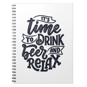Carnet Bière Boire Bière Et Détendez-Vous