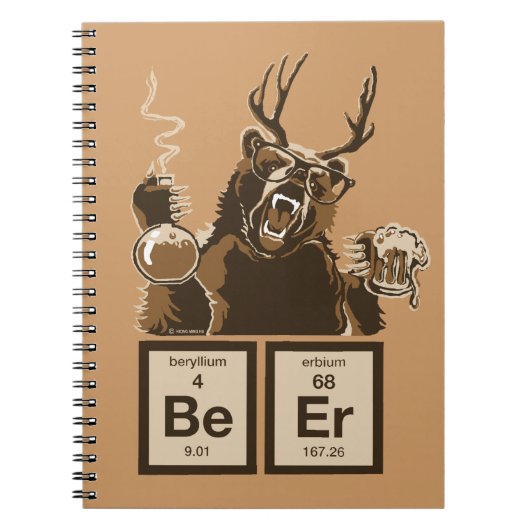 Carnet Bière découverte par ours de chimie (Devant)