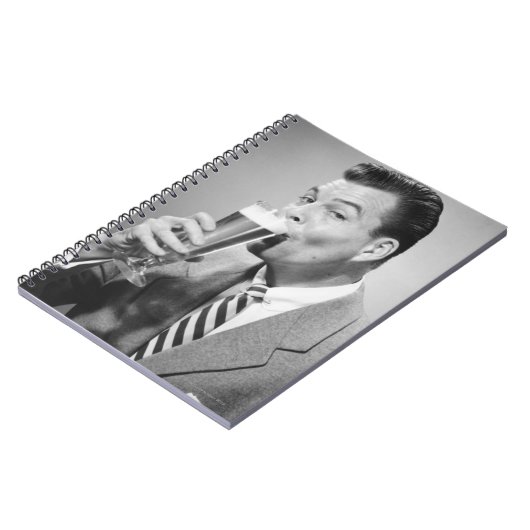 Carnet Bière potable d'homme d'affaires (Côté gauche)