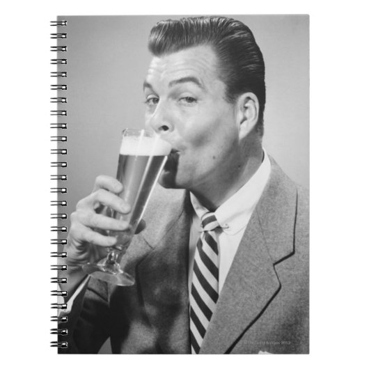 Carnet Bière potable d'homme d'affaires (Devant)