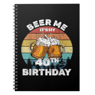 Carnet Bière pour moi, c'est mon 40e anniversaire
