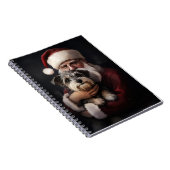 Carnet Biewer Terrier Avec Noël Festif Du Père Noël (Côté Droit)