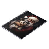 Carnet Biewer Terrier Avec Noël Festif Du Père Noël (Côté gauche)