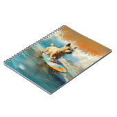 Carnet Biewer Terrier Plage Surf Peinture (Côté gauche)