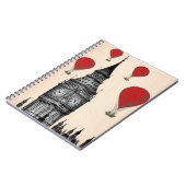 Carnet Big Ben et Red Hot Air Balloons 2 (Côté gauche)