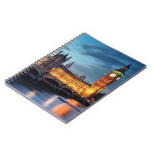 Carnet Big Ben, Londres. (Côté gauche)