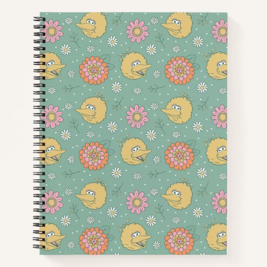 Carnet Big Bird | Good Vibes Floral Pattern (Devant)