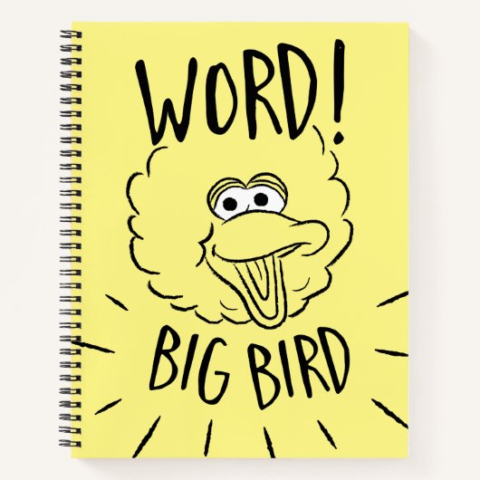 Carnet Big Bird Skate Logo - Word! Big Bird (Devant)