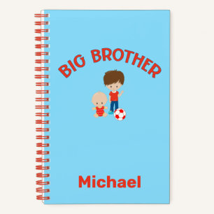 Carnet Big Brother avec Baby Brother Nom personnalisé