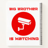 Carnet Big Brother regarde 1984 ingsoc (Dos)