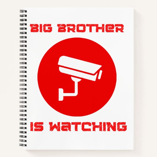 Carnet Big Brother regarde 1984 ingsoc (Devant)