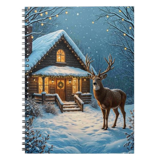 Carnet Big Buck's Snowy Christmas Visit (Devant)