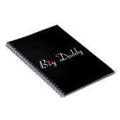 Carnet Big Daddy avec Red Heart (Côté Droit)