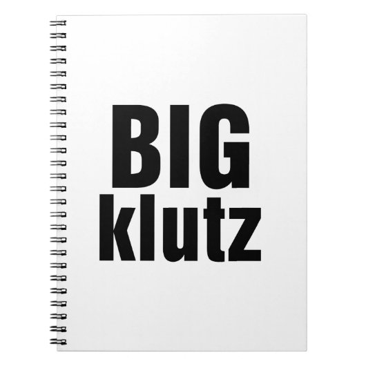 Carnet Big Klutz (Devant)