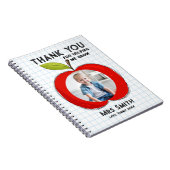 Carnet Big Red Apple Teacher Thank You Photo Notebook  (Côté Droit)