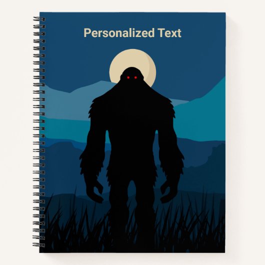 Carnet Bigfoot personnalisé (Devant)
