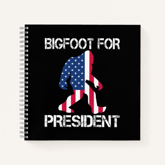 Carnet Bigfoot pour le président Funny Bigfoot (Devant)