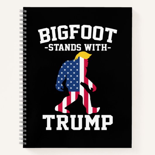 Carnet Bigfoot Se Déplace Avec Les Élections Trump De 202 (Devant)