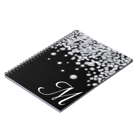 Carnet Bijoux en diamant Bijoux Monogramme Note initiale (Côté gauche)