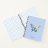 Carnet Bijoux papillon Opale et argent (Intérieur)