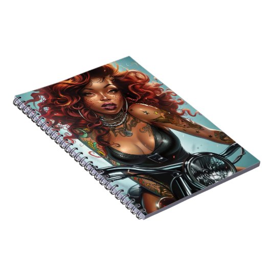 Carnet Biker Babe1 (Côté Droit)