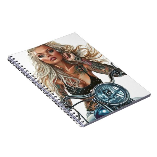 Carnet Biker Babe12 (Côté Droit)