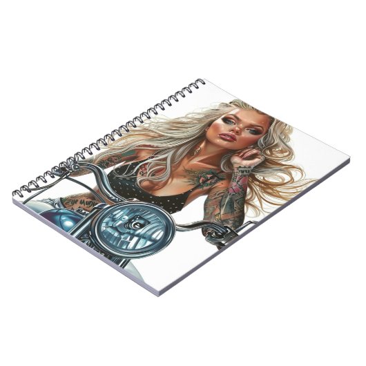 Carnet Biker Babe12 (Côté gauche)