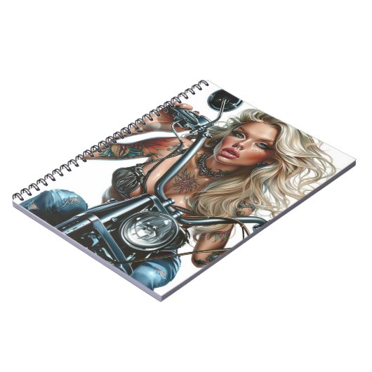 Carnet Biker Babe15 (Côté gauche)