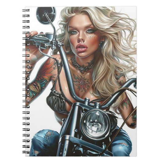 Carnet Biker Babe15 (Devant)