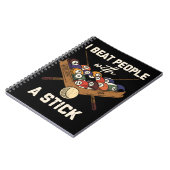 Carnet Billard Sarcastique - Humour à 8 balles (Côté gauche)