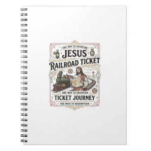 Carnet Billet de train Jésus Voyage Billet de train Jésus