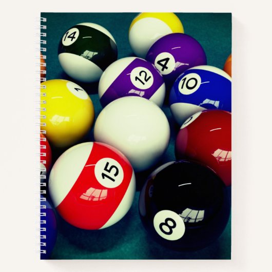 Carnet Billiard Balls (Devant)