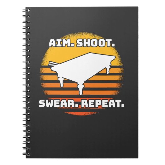 Carnet Billiard Retro Vintage (Devant)