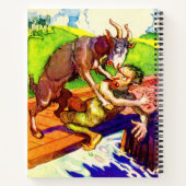 Carnet billy chèvre gruff et troll (Dos)