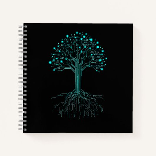 Carnet Binary Coding Programmer Graphic Design for Coders (Devant)