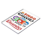 Carnet Bingo Anniversaire Bingo Les reines sont nées en d (Côté gauche)