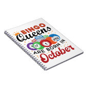 Carnet Bingo Anniversaire Bingo Les reines sont nées en O (Côté Droit)